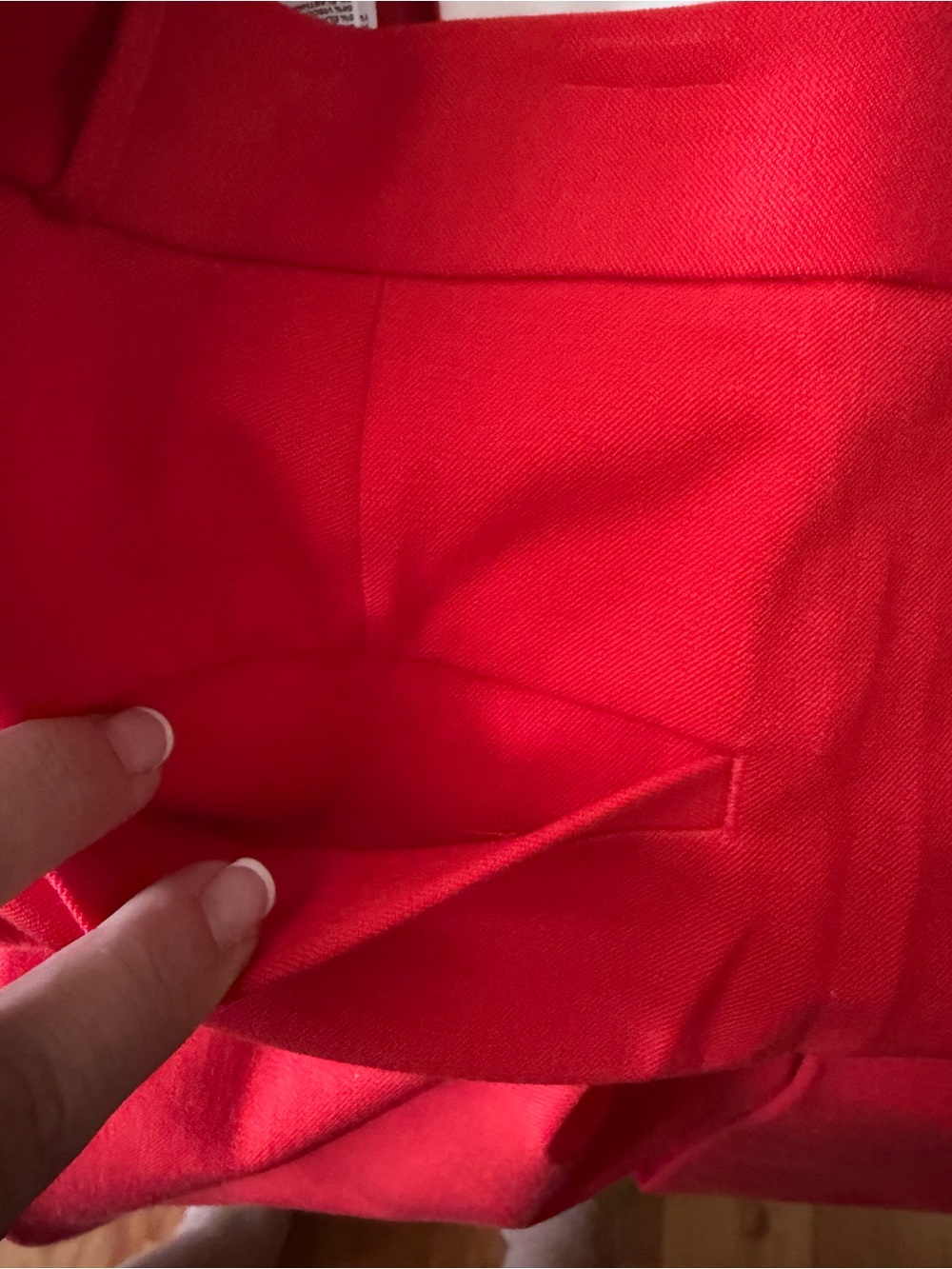 Women’s Banana Republic Sloan Straight Red Pants Size 8 - Picture 10 of 12